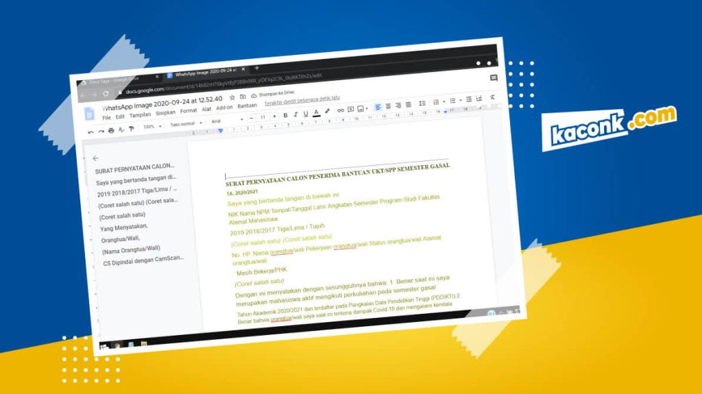 Mengubah Gambar ke Dokumen Word