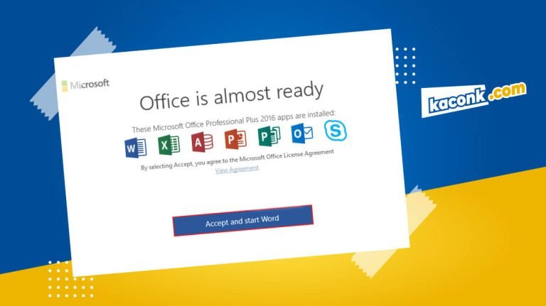 aktivasi office 2016