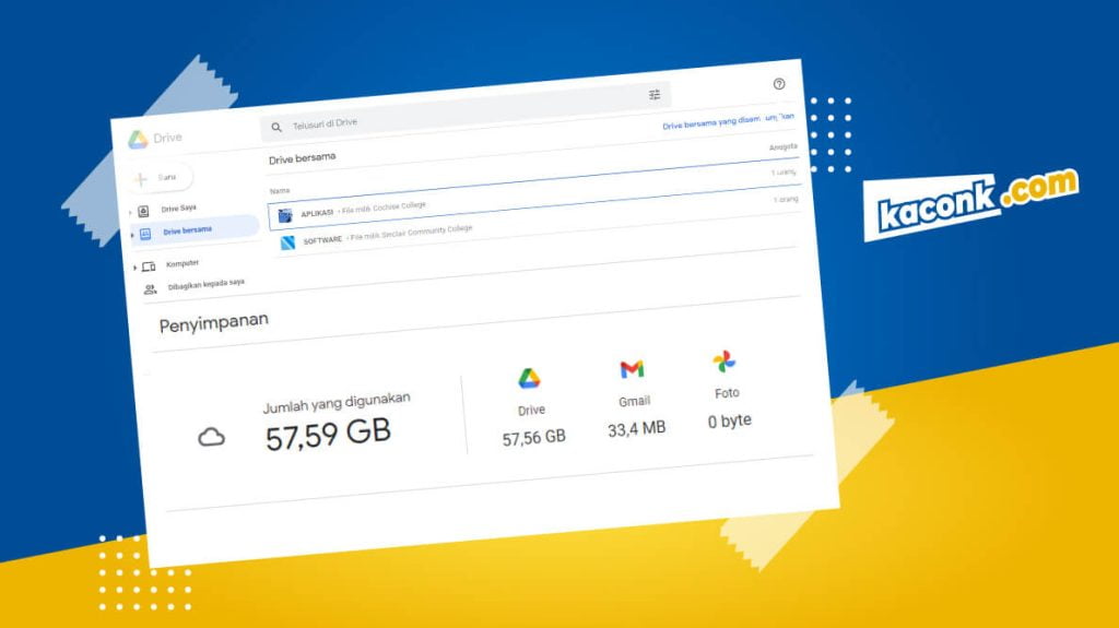 membuat google drive unlimited
