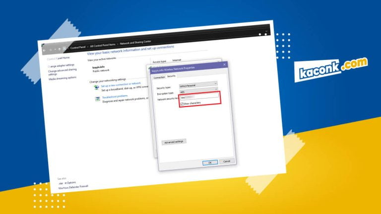 Cara Melihat Password WiFi di Laptop dan PC