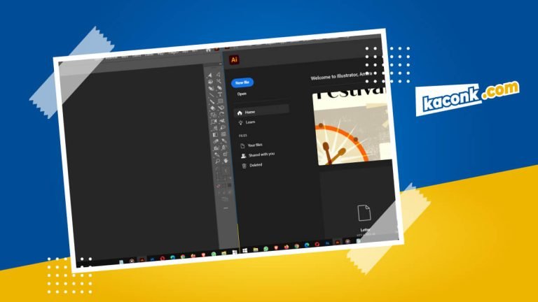 Cara Menghilangkan welcome Screen di Adobe Illustrator