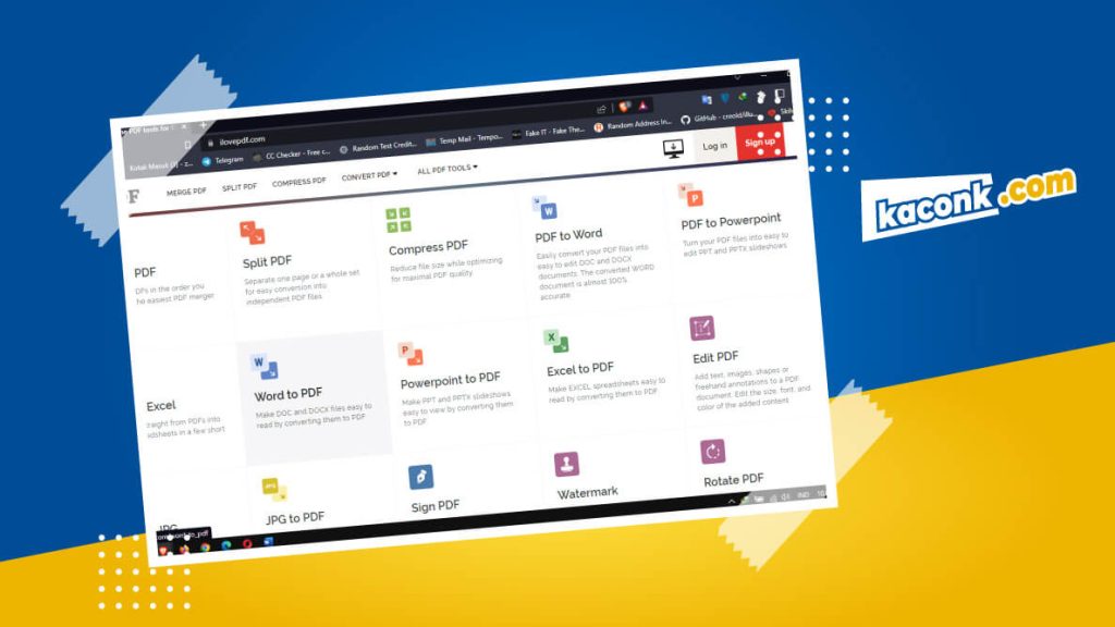 cara membuat file pdf di HP