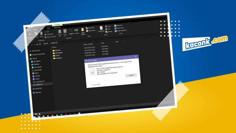 the file is too large for the destination file system