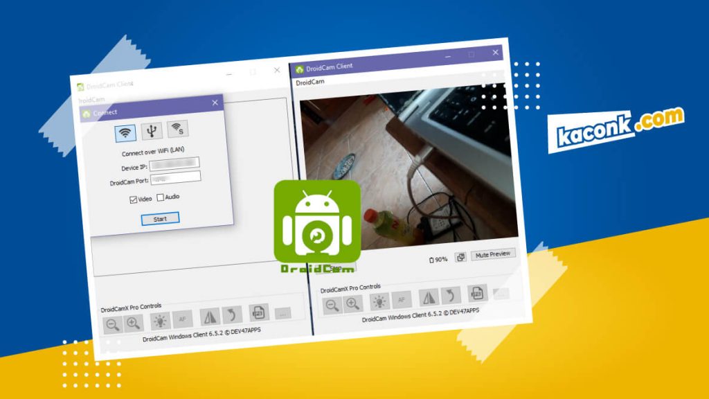 Cara Mengubah Kamera HP Menjadi Webcam di PC/Laptop 4 Cara Mengubah Kamera HP Menjadi Webcam di Laptop