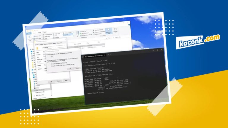 Cara Menyembunyikan File dan Folder di Windows 10