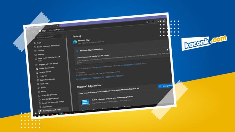 Cara Update Microsoft Edge Otomatis