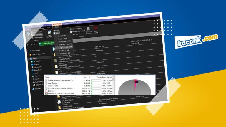 Cara Menemukan File Terbesar di Windows 10
