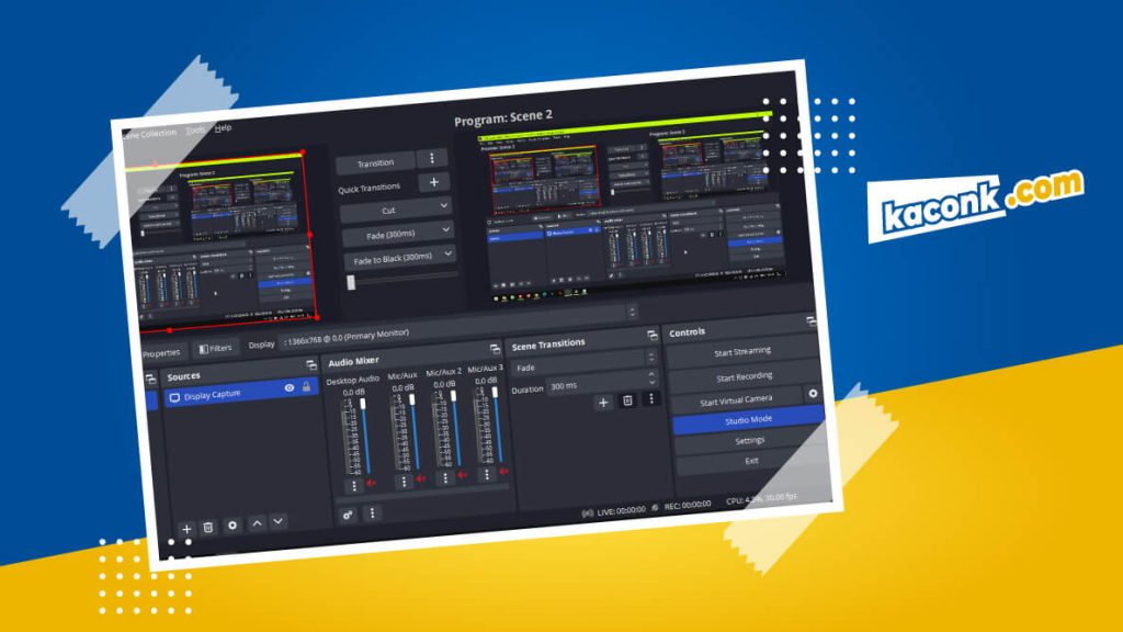 Cara Merekam Layar Laptop dengan OBS Studio 4 Cara Merekam Layar Laptop dengan OBS Studio
