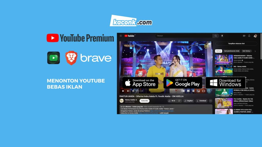 3 Cara Menonton YouTube Tanpa Iklan 4 Cara Menonton YouTube Tanpa Iklan_Cara Menonton YouTube bebas Iklan