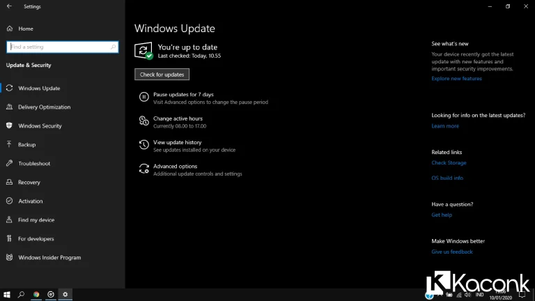 Cara Melakukan Update Windows 10