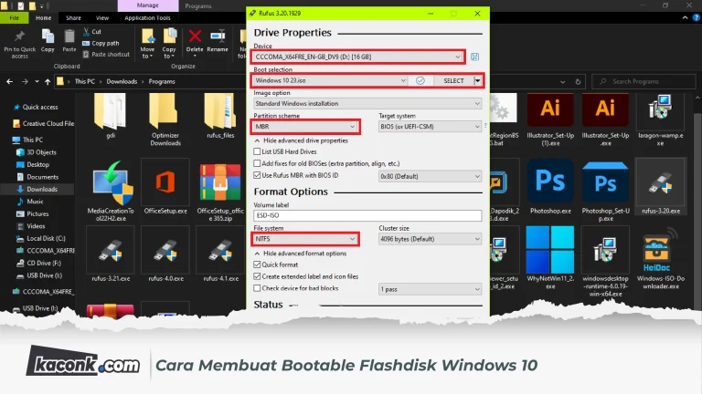 Cara Membuat Bootable Flashdisk Windows 10