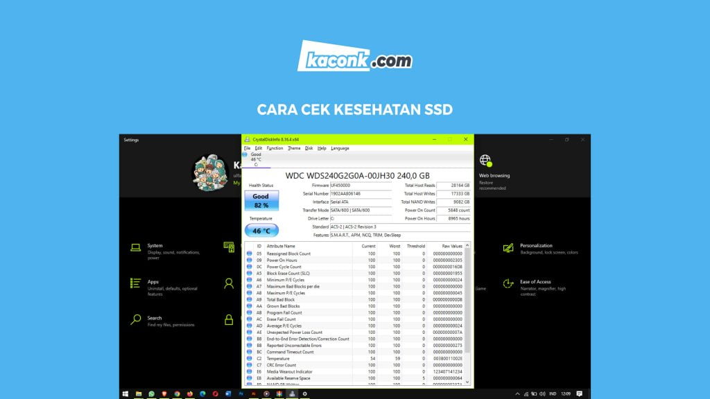 cek kesehatan ssd