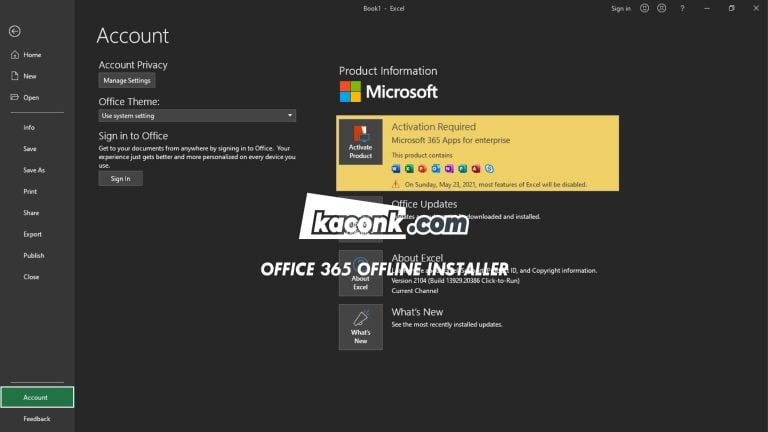 Download Microsoft Office 365 ProPlus Offline Installer