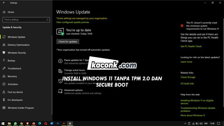 Install Windows 11 Tanpa TPM 2.0 dan Secure Boot Rufus