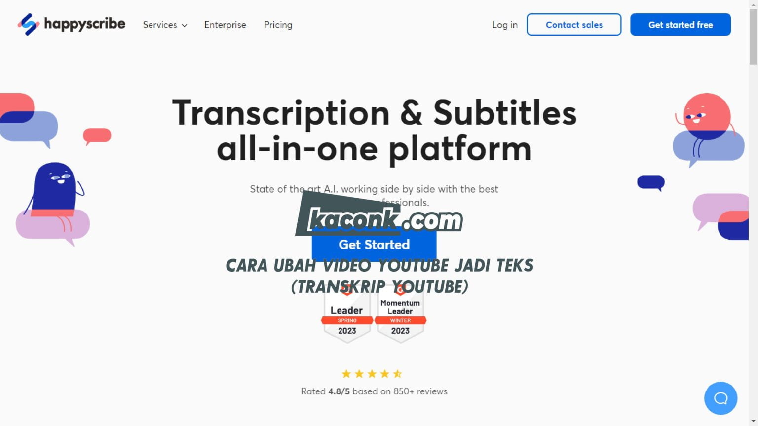 Transkrip Video Cara Ubah Video YouTube Menjadi Teks (Transkrip Youtube) - Kaconk