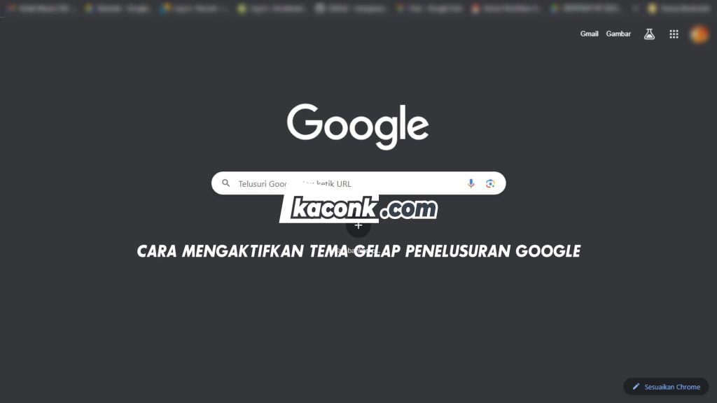 Cara Mengaktifkan Tema Gelap Penelusuran Google