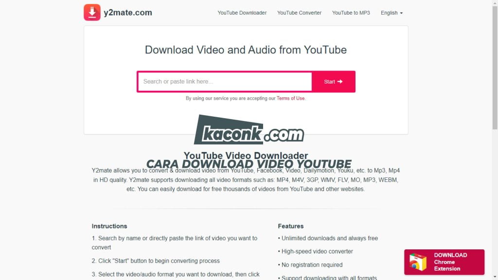 Cara Download di Youtube jadi Video atau Musik