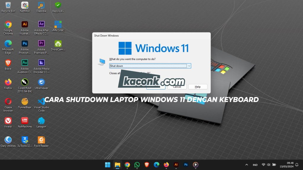 Cara Cepat Mematikan (Shutdown) Laptop Windows 11 Dengan Keyboard