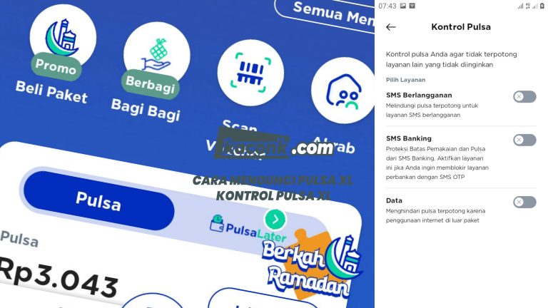 Cara Mengunci Pulsa XL (Kontrol Pulsa XL)