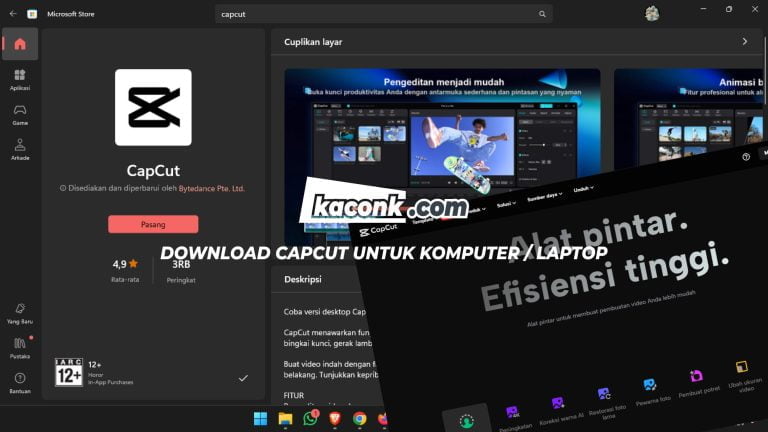 Download CapCut PC, Desktop, Komputer, Laptop