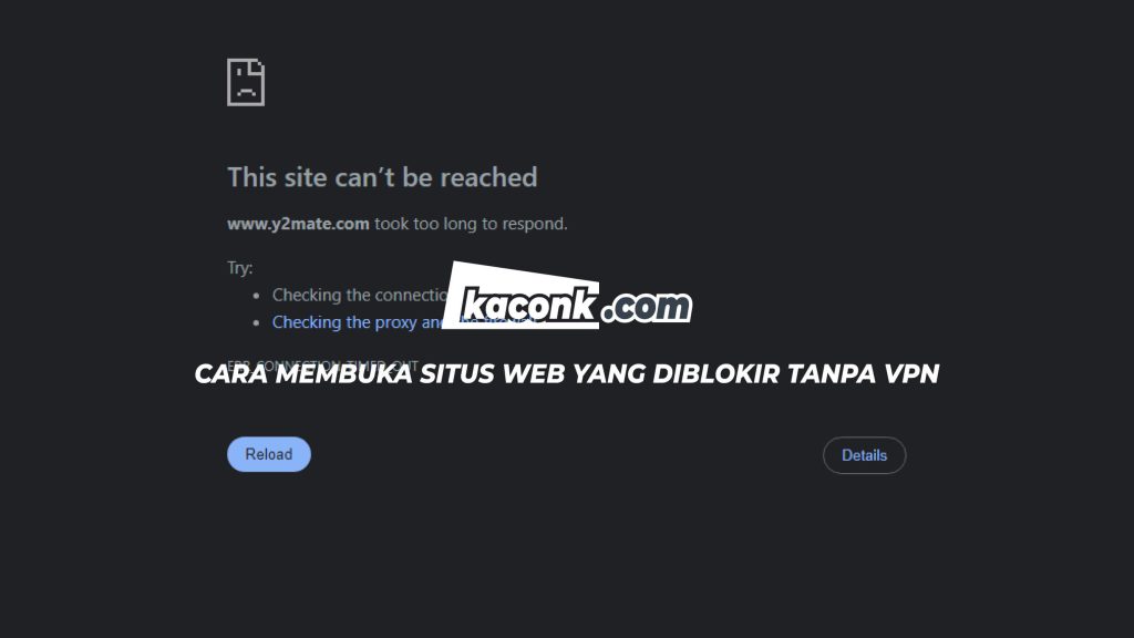 Cara Membuka Situs Web yang diblokir tanpa VPN