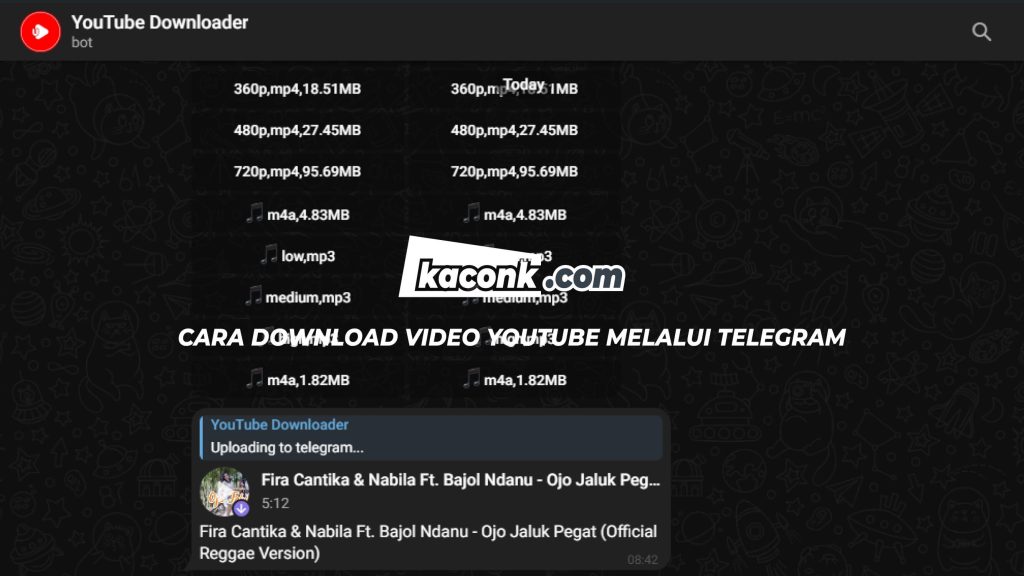 Cara Download Video Youtube melalui Telegram