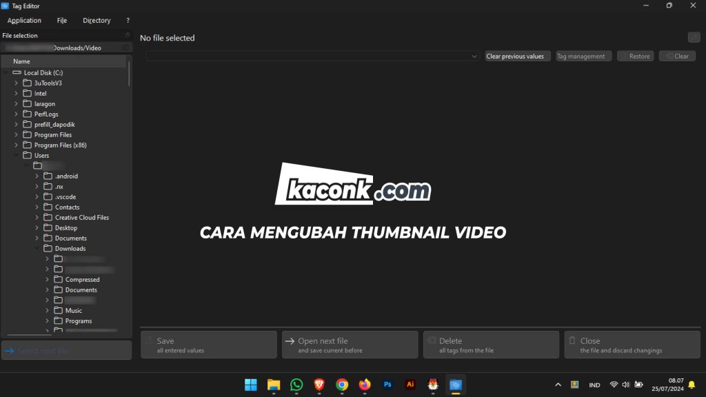 Cara Mengubah Thumbnail Video