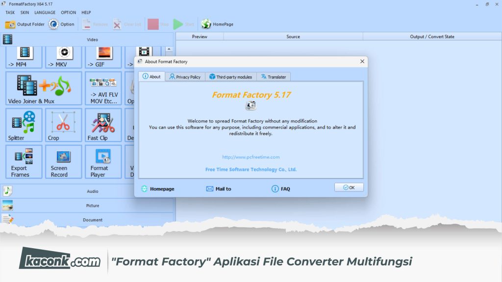 Format Factory Aplikasi File Converter Multifungsi