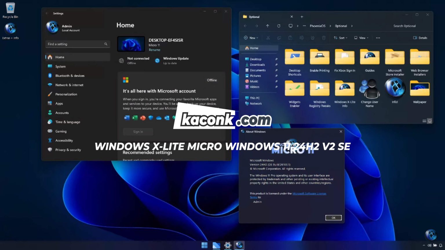 Windows Xdrive Windows X-Lite Micro Windows 11 24H2 V2 SE
