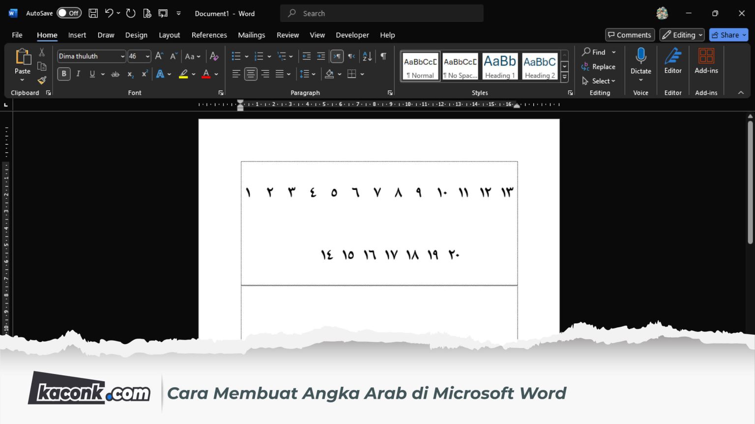 Menguasai Penomoran Arab di Word: Panduan Lengkap Menguasai Penomoran Arab di Word: Panduan Lengkap