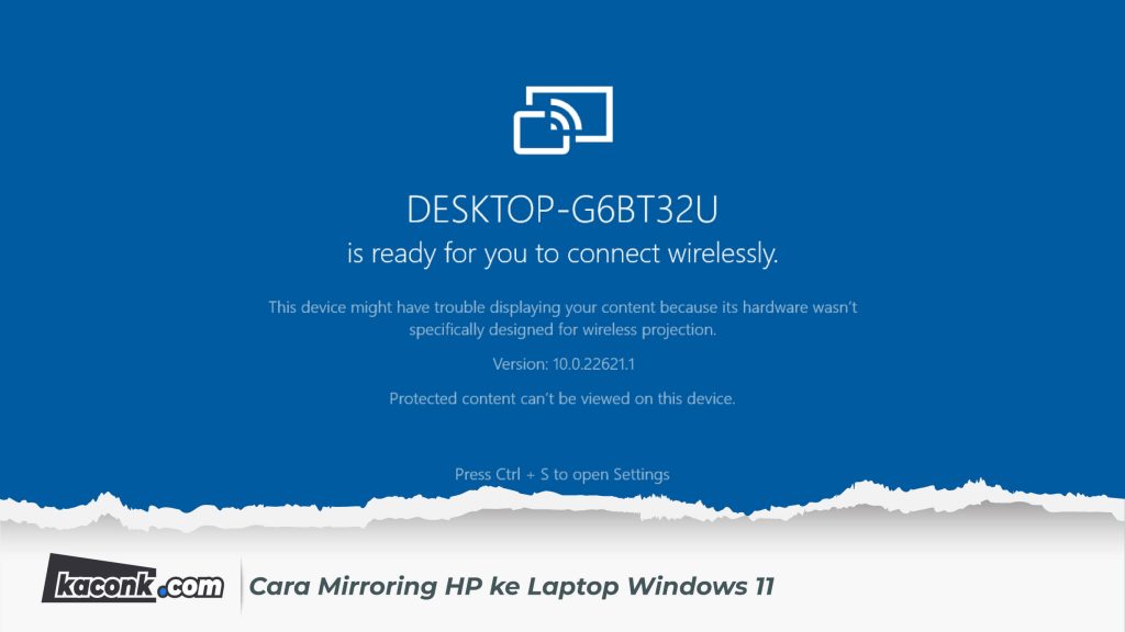 Cara Mirroring HP ke Laptop Windows 11