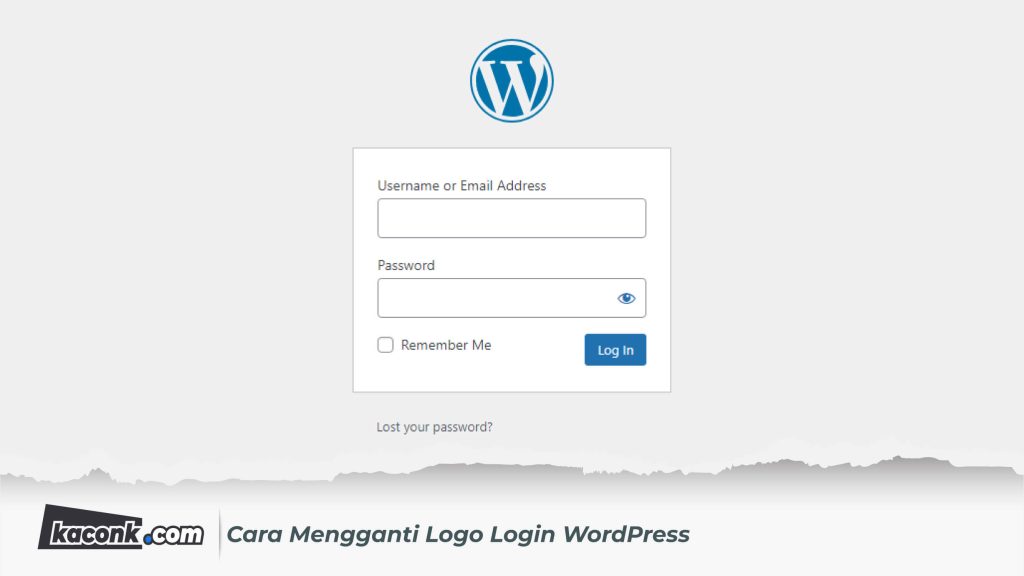 Cara Mengganti Logo Login WordPress
