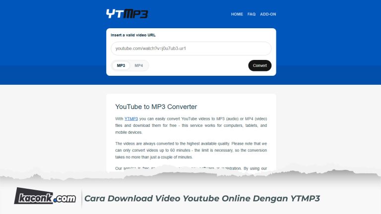 Cara Download Video Youtube Online Dengan YTMP3