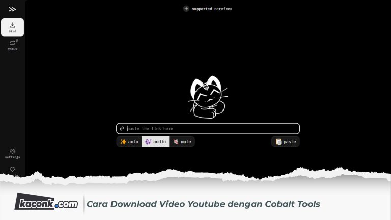 Cara Download Video Youtube dengan Cobalt Tools