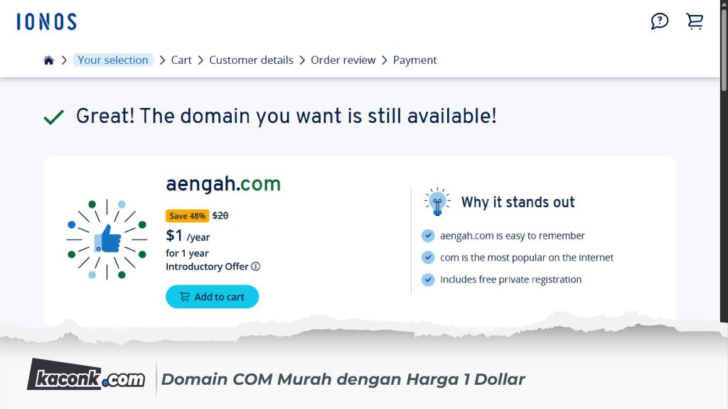 Domain COM Murah dengan Harga 1 Dollar 3 Domain COM Murah dengan Harga 1 Dollar