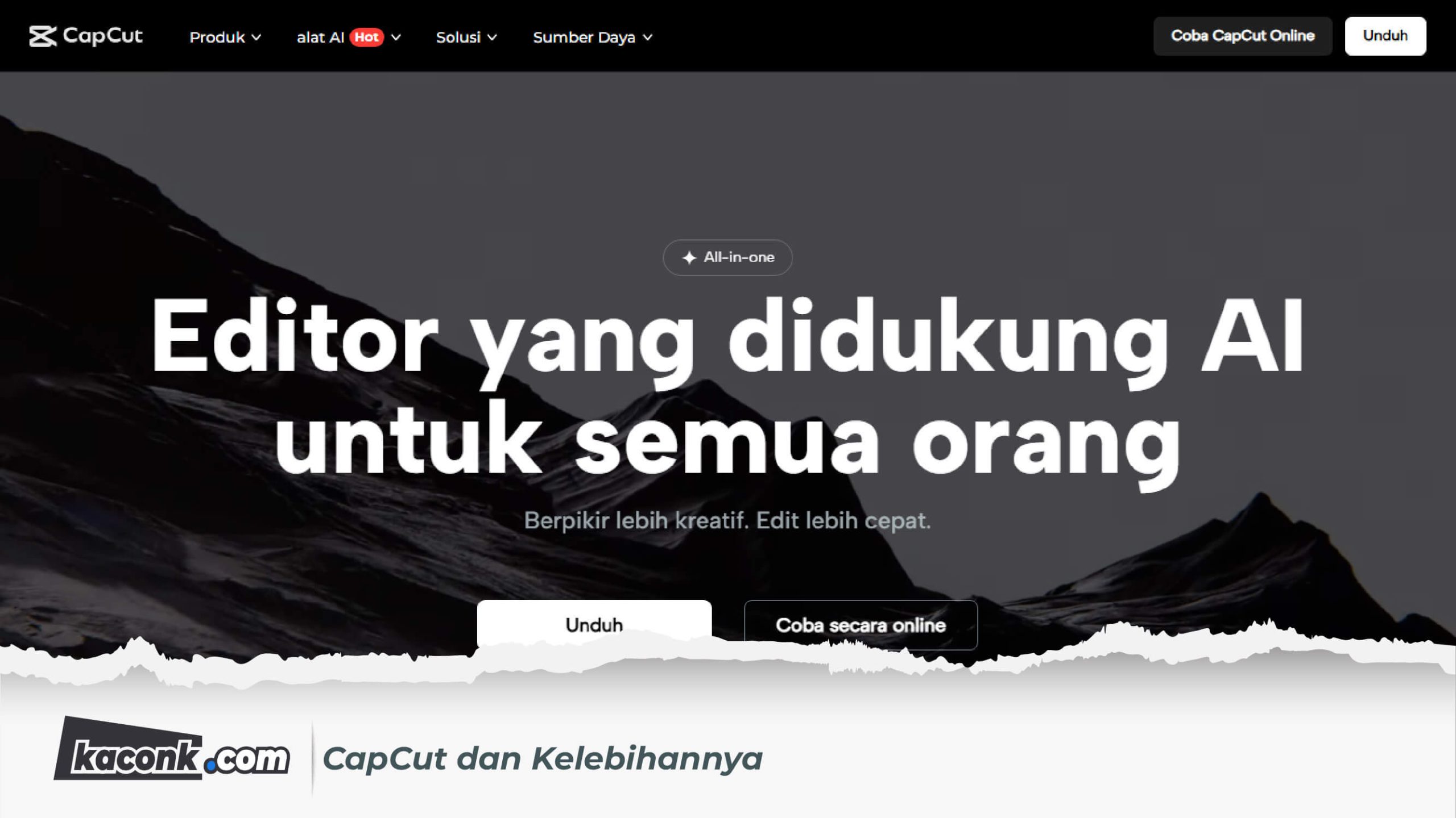 Aplikasi CapCut