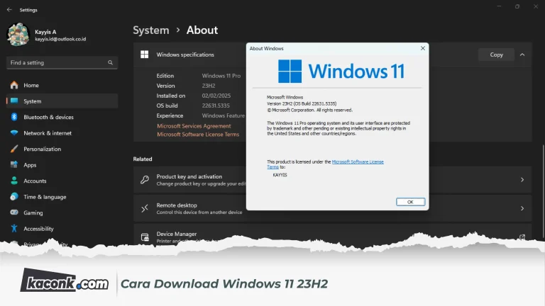 Cara Download Windows 11 23H2