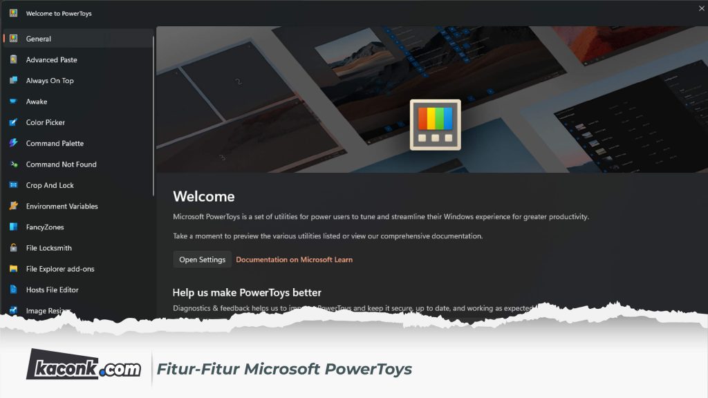 Fitur Microsoft PowerToys