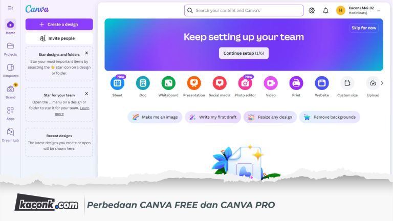 Perbedaan CANVA FREE dan CANVA PRO