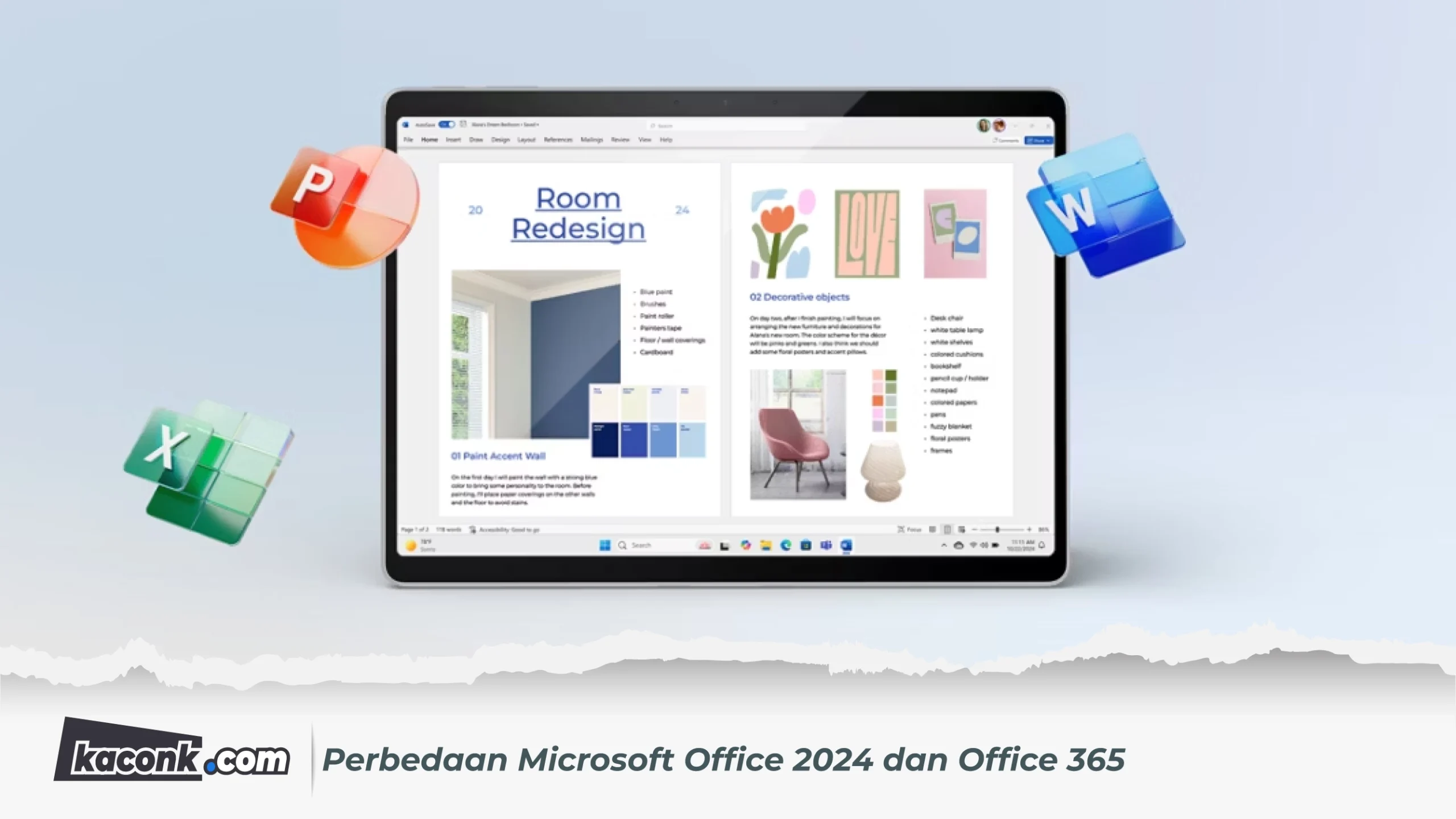Perbedaan Microsoft Office 2024 dan Microsoft Office 365