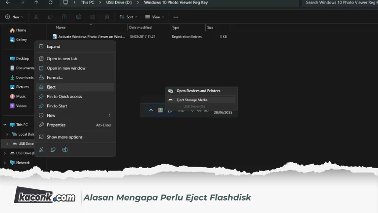 Alasan Mengapa Perlu Eject Flashdisk