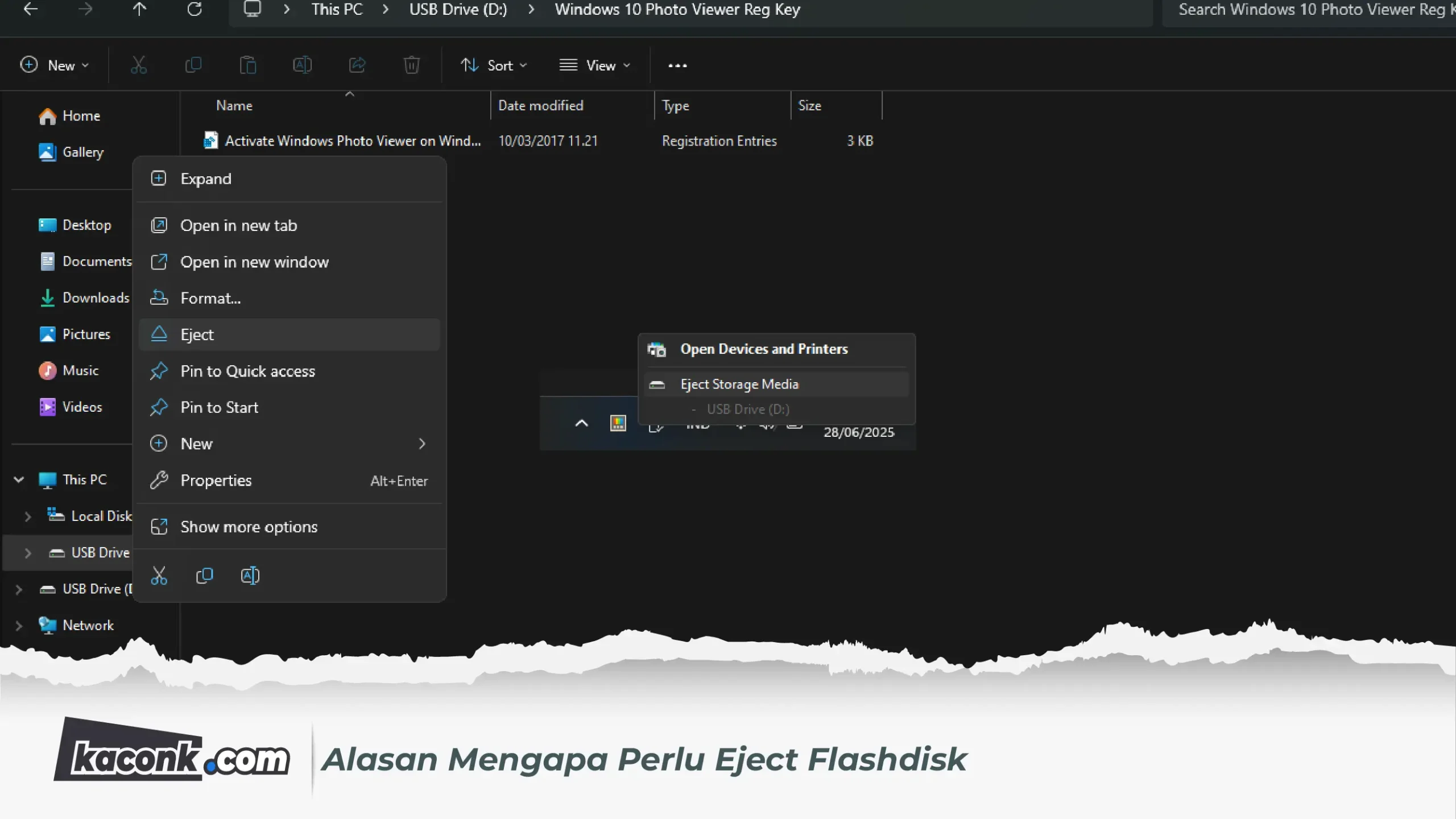 Alasan Mengapa Perlu Eject Flashdisk