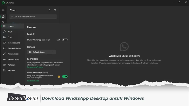 Download WhatsApp Desktop untuk Windows