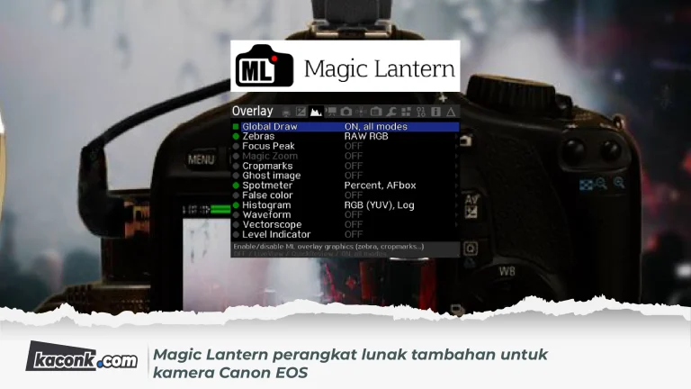 Magic Lantern perangkat lunak tambahan untuk kamera Canon EOS