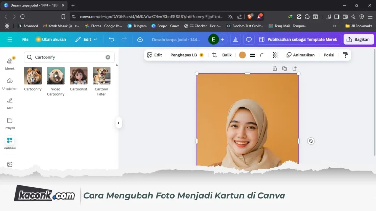 Cara Mengubah Foto Menjadi Kartun di Canva