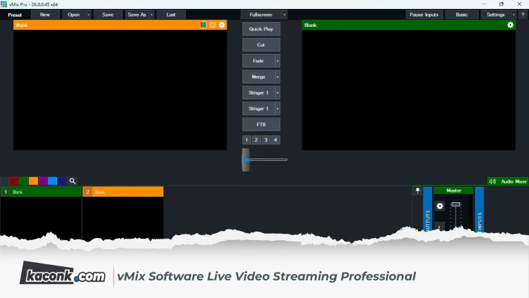 vMix Software Live Video Streaming Professional
