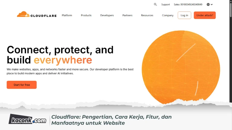 Cloudflare Pengertian, Cara Kerja, Fitur, dan Manfaatnya untuk Website