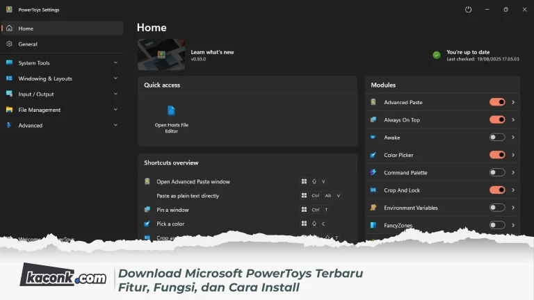 Download Microsoft PowerToys Terbaru Fitur, Fungsi, dan Cara Install