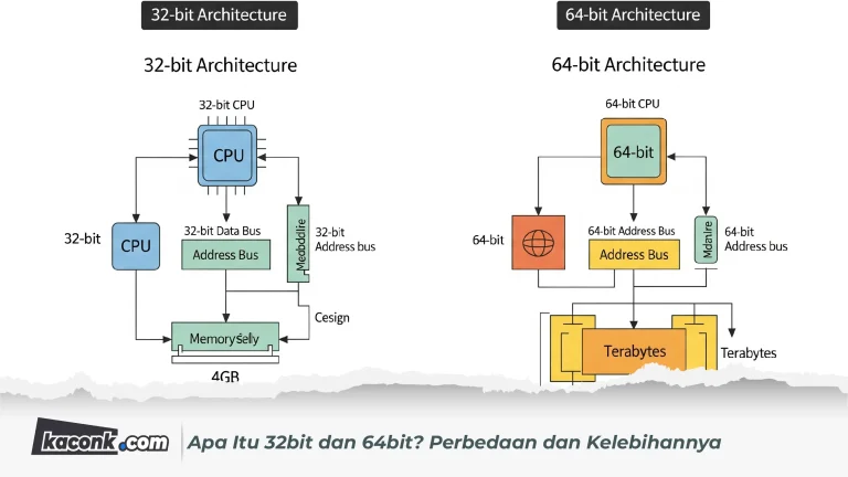 Apa Itu 32-bit dan 64-bit? Penjelasan Lengkap Perbedaan dan Kelebihannya