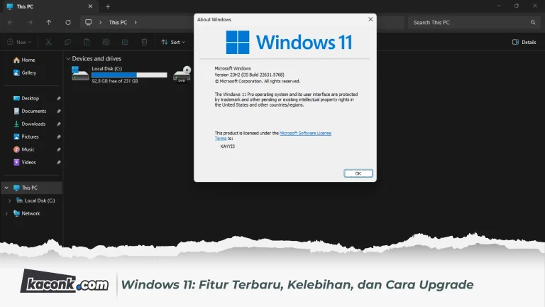 Windows 11 Fitur Terbaru, Kelebihan, dan Cara Upgrade